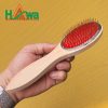 bàn chải gỡ tóc màu đỏ